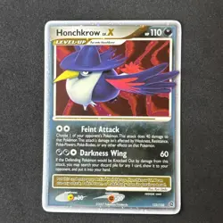 Honchkrow LV.X 132/132 Secret Wonders Holo Pokemon - Image 1