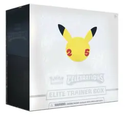 Pokemon Celebrations Elite Trainer Box ETB TCG 25th Anniversary Edition 820650809439 - Image 1