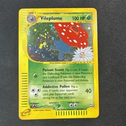 Vileplume H31/H32 Aquapolis Holo Pokemon - Image 1