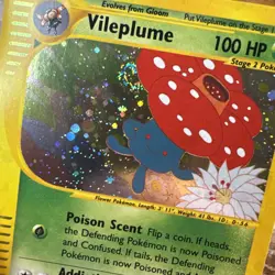 Vileplume H31/H32 Aquapolis Holo Pokemon - Image 2