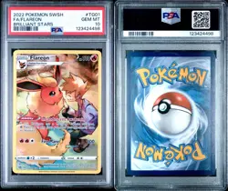 Pokemon Sword & Shield Brilliant Stars Flareon Trainer Gallery TG01/TG30 PSA 10 - Image 3