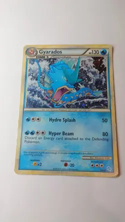 2010 Pokemon Gyarados Holo 30/30 HeartGold & SoulSilver Theme Deck Promo HP - Image 1