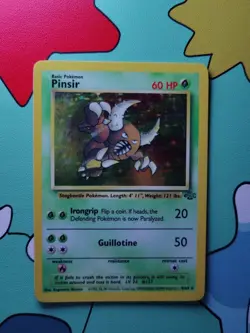 Pinsir 9/64 Jungle HOLO RARE Unlimited Very LP WOTC Pokemon - Image 1