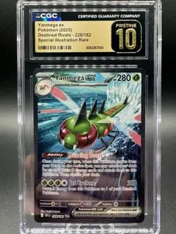 Pokemon TCG Yanmega ex SIR Destined Rivals 228/182 CGC Pristine 10 - Image 1