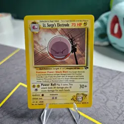 Pokemon Lt. Surge's Electrode - WOTC Gym Challenge Uncommon 52/132 Unlimited - Image 3