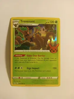 2023 Pokemon Trevenant Trick Or Trade Holo Card 017/196 - Image 1
