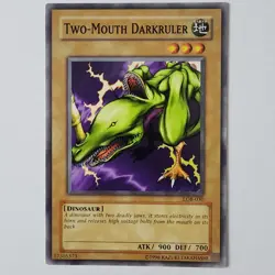 Two-Mouth Darkruler - LOB-030 - HP - Common - Unlimited - Yugioh - Image 1