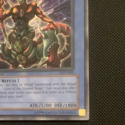 YuGiOh Labyrinth of Nightmare The Masked Beast 1st Edition #LON-001 - Image 5