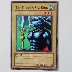 The Furious Sea King - LOB-033 - NM/VLP - Common - Unlimited - Yugioh - Image 1