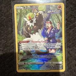 Pokemon TCG Passimian Silver Tempest Holo Card TG08/TG30 Ultra Rare, Full Art NM - Image 2
