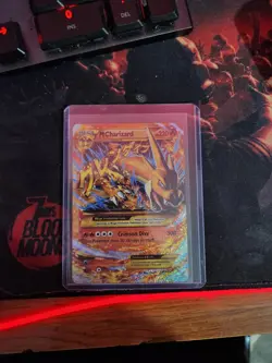 M Charizard EX (Y) (Secret) 107/106 Flashfire Holographic Ungraded Pokemon Card - Image 1