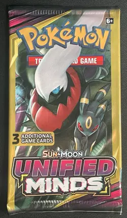 Pokemon Sun & Moon Unified Minds | 3 Card Mini Booster Pack - Image 1