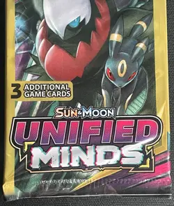 Pokemon Sun & Moon Unified Minds | 3 Card Mini Booster Pack - Image 4