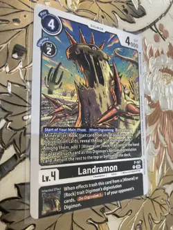 Digimon Card Game Landramon P-167 Promo Store Tournament - Image 1