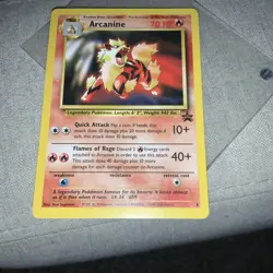 Stage 1 Pokemon TCG "Arcanine" 70HP - #59 Vintage Card - 2000 - In Sleeve - Image 1