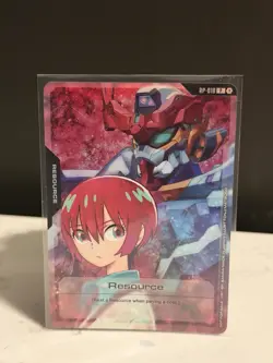 Gundam TCG Resource Card Machu RP-010 FOIL Alt Art English Anime Expo 2025 Promo - Image 1