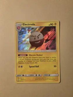 Pokemon TCG SM Team Up 39/181 Electrode Holo Rare Card - Image 1