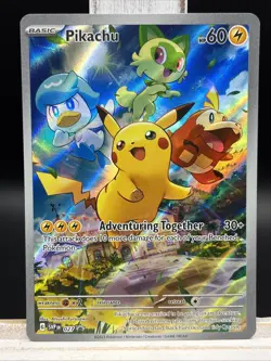 ⚡Pikachu 027 Sv: Scarlet & Violet Promo Cards Holo Illustration Rare⚡ - Image 1
