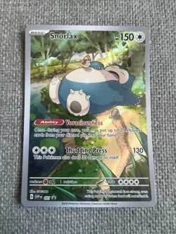Pokemon TCG - Snorlax SVP 051 Black Star Promo (151 ETB Promo Card) - #20 - Image 1