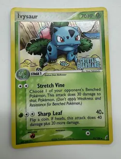 Mint Ivysaur 35/100 Ex Crystal Guardians Set Stamped Holo Pokemon Card - Image 1