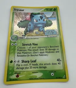 Mint Ivysaur 35/100 Ex Crystal Guardians Set Stamped Holo Pokemon Card - Image 2