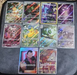 Scarlet & Violet Illustration Rare SIR Promo Lot 10 CARDS Pokemon TCG Pikachu - Image 1