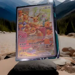 188/167 Pokemon Eevee Holo Illustration Card Twilight Masquerade - Image 1