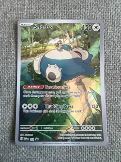 Pokemon TCG - Snorlax SVP 051 Black Star Promo (151 ETB Promo Card) - #17 - Image 1