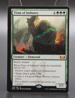 Magic The Gathering MTG Titan of Industry Streets of New Capenna Regular - Image 1
