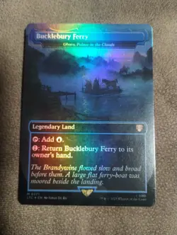 Oboro, Palace in the Clouds "Bucklebury Ferry" - Foil Extended Art LTC NM MTG - Image 1
