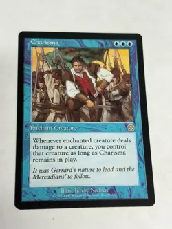 Magic the Gathering Charisma Mercadian Masques NM - Image 1