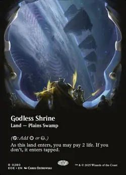 Godless Shrine - Borderless Edge of Eternities Magic mtg NM-Mint, English x1 - Image 1
