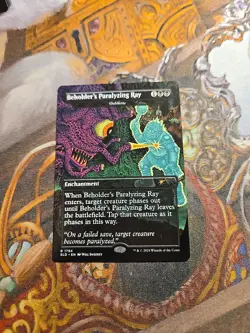 Beholder's Paralyzing Ray MTG Secret Lair - Pack Fresh - - Image 1