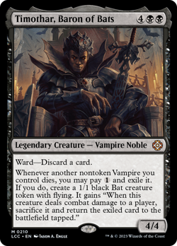 Timothar, Baron of Bats - 210 - Commander: The Lost Caverns of Ixalan - Image 1