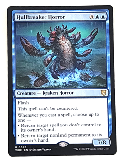 MTG MAGIC ~ HULLBREAKER HORROR ~ CREATURE ~ 95 ~ WILDS OF ELDRAINE ~ RARE ~ NM - Image 1