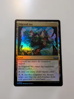 MTG - Edgewall Inn (Foil) - Wilds of Eldraine NM/M Condition - Image 1