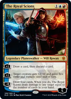 1x The Royal Scions - Foil NM-Mint, English Throne of Eldraine MTG Magic - Image 1