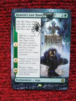 Kraven's Last Hunt MTG Marvels Spider-Man Hand Painted Extended Full Altered Art - Image 2