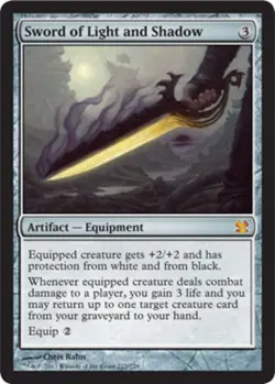 Sword of Light and Shadow Modern Masters Magic mtg Light Play, English x1 - Image 1