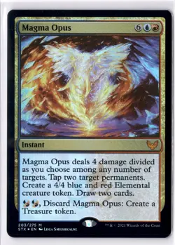 Magma Opus NM/M* FOIL Strixhaven ENGLISH 203/275 mtg -UnltdCards - Image 1