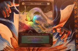Sea Serpent Ordinary Alpha Foil Sorcery Contested Realm - Image 1
