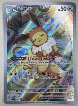 Eevee - 173 (Pokemon Center Exclusive) 173 Sv: Scarlet & Violet Promo Cards Holo - Image 1