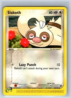 Pokemon Slakoth EX Sandstorm 80/100 LP - Image 1