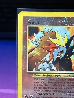 Pokemon - Entei #34 - Movie Promo - Reverse Holo HP - Image 2