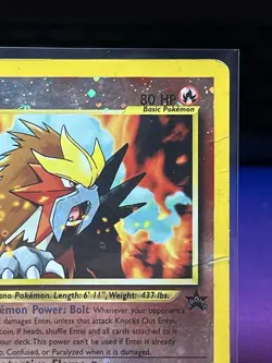 Pokemon - Entei #34 - Movie Promo - Reverse Holo HP - Image 3