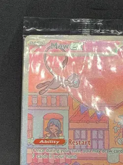 Mew ex SVP 053 Pokemon TCG Scarlet Violet 151 Black Star Promo Full Art SEALED - Image 2