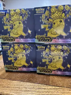 EMPTY Pokemon TCG Surging Sparks Pokemon Center Elite Trainer Box CASE - Image 3