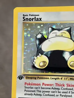 Pokemon TCG Snorlax Jungle 11/64 Holo Unlimited Holo Rare 1st Edition - Image 2