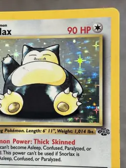 Pokemon TCG Snorlax Jungle 11/64 Holo Unlimited Holo Rare 1st Edition - Image 3