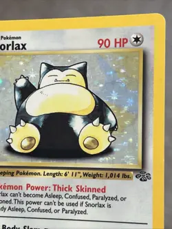 Pokemon TCG Snorlax Jungle 11/64 Holo Unlimited Holo Rare 1st Edition - Image 4